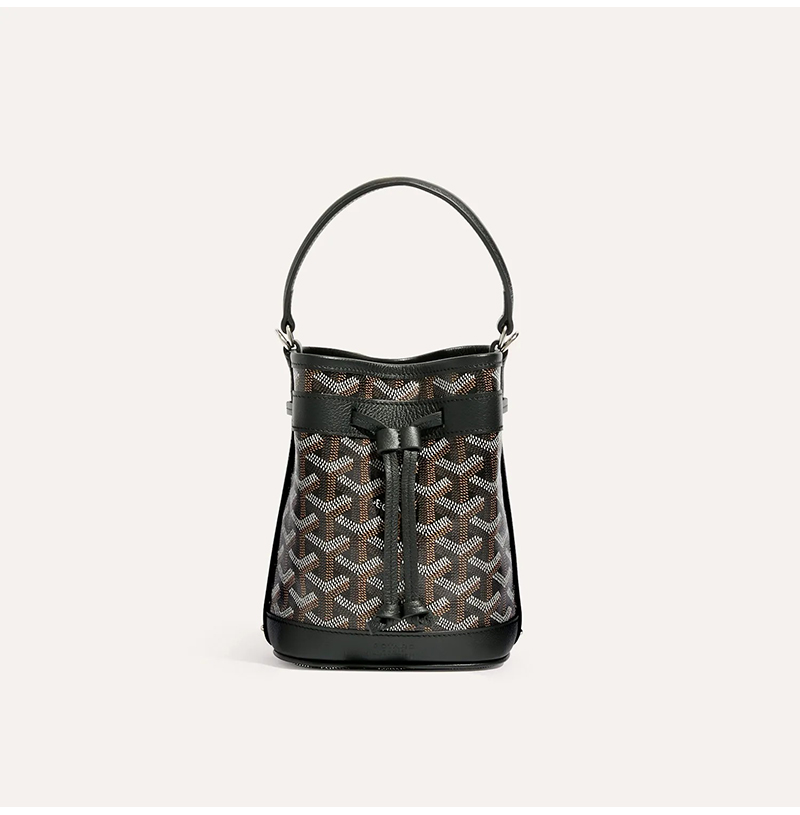 [스페셜오더]GOYARD-01CL01P 고야드 PETIT FLOT 쁘띠 플롯 버킷백 블랙 미니