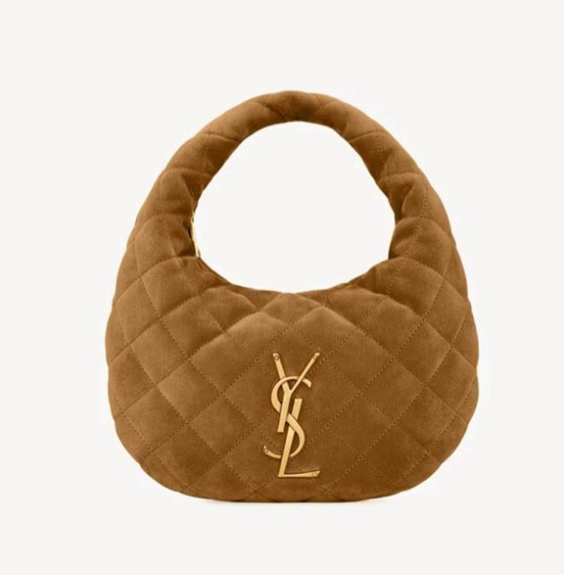 [스페셜오더]SAINT LAURENT-851689 생로랑 퀼팅 스웨이 소재 ICARINO 이카리노백 브론즈