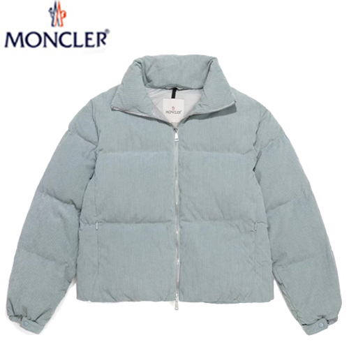 MONCLER-09229 몽클레어 라이트 블루 코듀로이 패딩 여성용