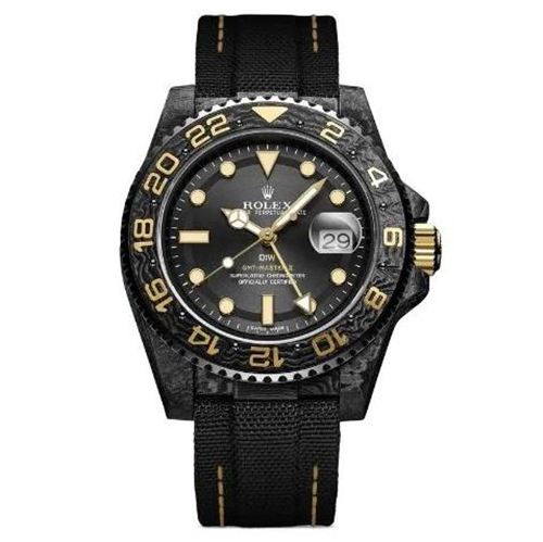 [스페셜오더]ROLEX x DiW-126710 롤렉스 GMT-마스터 II 카본 케이스 및 베젤 GOLDEN C