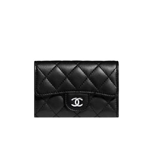 [스페셜오더]CHANEL-A80799 샤넬 램스킨 실버메탈 클래식 카드 홀더