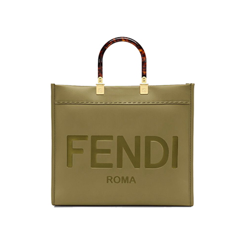 [스페셜오더]FENDI-8BH386 펜디 그린 송아지 가죽 선샤인 미디엄 쇼퍼 백