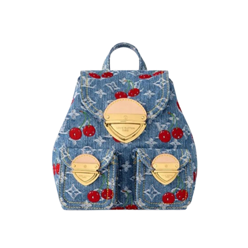 [스페셜오더]LOUIS VUITTON-M83043 루이비통 블루 모노그램 체리 데님 LV x TM 베니스 NM