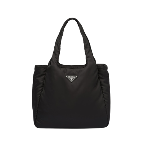 [스페셜오더]PRADA-1BG449 프라다 블랙 패딩 리-나일론 라지 토트백 38CM