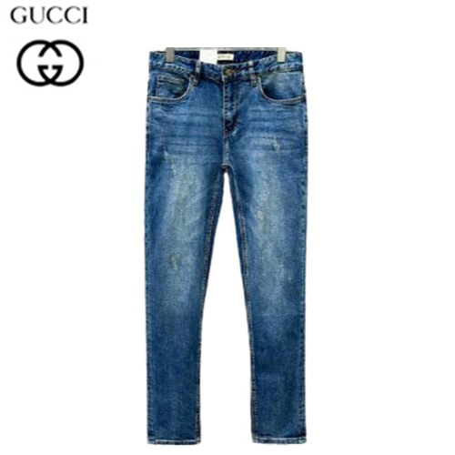 GUCCI-041112 구찌 블루 GG 메탈 트리밍 청바지 남성용
