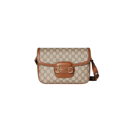 [스페셜오더]GUCCI-815178 9758 구찌 베이지/브라운 구찌 홀스빗 1955 스몰 숄더백
