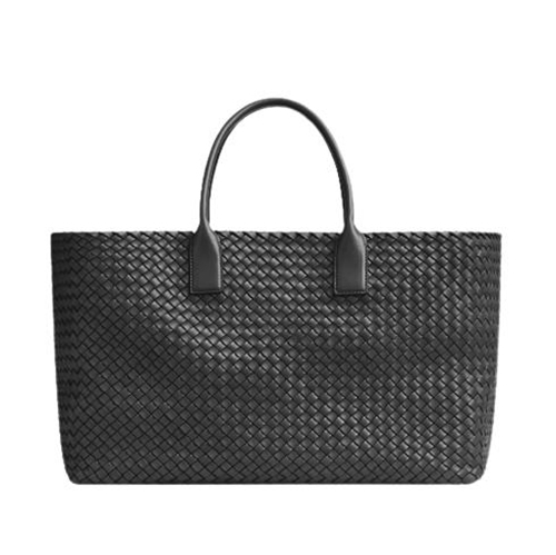 [스페셜오더]BOTTEGA VENETA-608811 보테가 베네타 블랙 인트레치아토 라지 까바