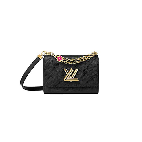 [스페셜오더]LOUIS VUITTON-M21606 루이비통 블랙 에삐 레더 더블 체인 트위스트 MM