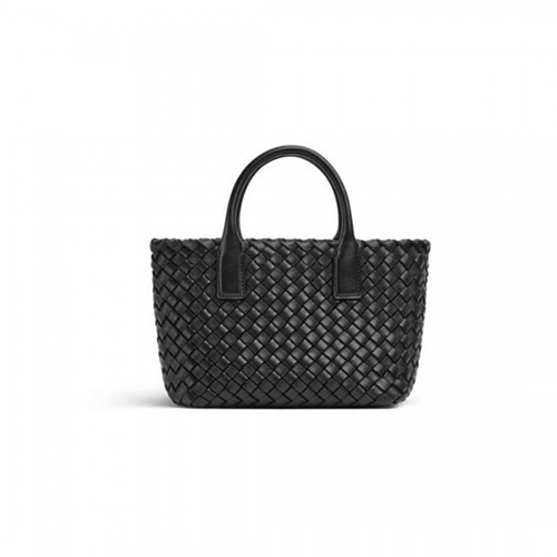 [스페셜오더]BOTTEGA VENETA-709464 보테가 베네타 블랙 인트레치아토 미니 까바 토트백 #명품레플리카