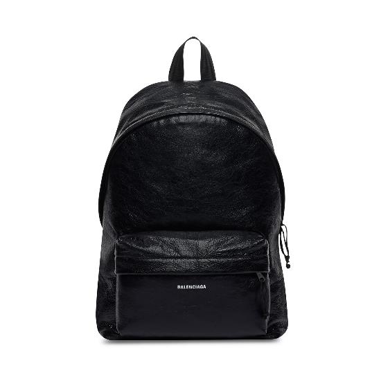 [스페셜오더]BALENCIAGA-503221 발렌시아가 블랙 EXPLORER 퍼피 로고 프린트 백팩