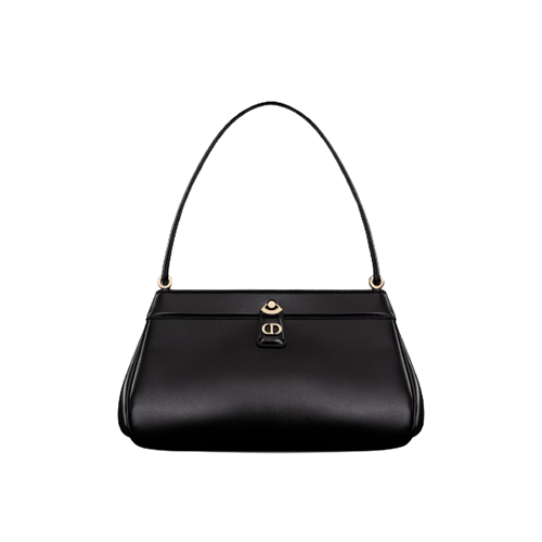 [스페셜오더]DIOR-M1843 디올 블랙 복스 가죽 KEY 미디엄 핸드백 30CM