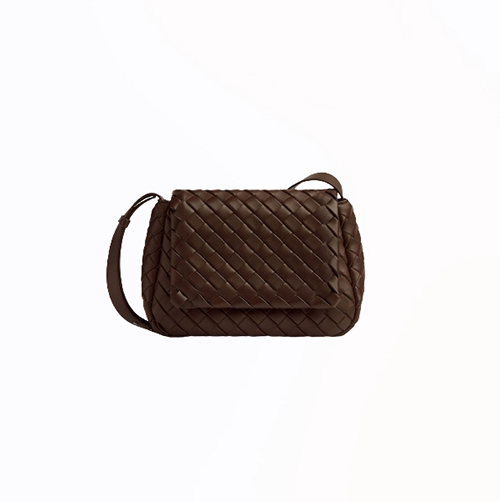 [스페셜오더]BOTTEGA VENETA-755659 보테가 베네타 브라운 코블 스몰 메신저 백 27cm