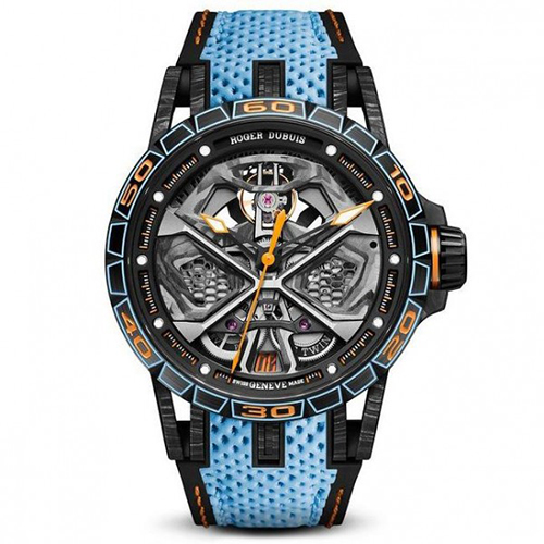 [스페셜오더]ROGER DUBUIS x LAMBORGHINI 로저 드뷔 x 람보르기니 엑스칼리버 스파이더 우라칸 Sto 카본 45mm