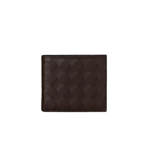 [스페셜오더]BOTTEGA VENETA-605721 보테가 베네타 폰덴테 인트레치아토 위빙 폴더형 반 지갑