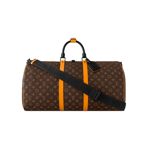 [스페셜오더]LOUIS VUITTON-M46702 루이비통 사프란 모노그램 마카사르 키폴 반둘리에 55