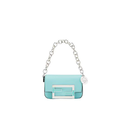 FENDI x Tiffany&Co-7AS045 펜디 x 티파니앤코 티파니 블루 나노 바게트 참