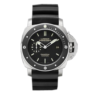 [스페셜오더]PANERAI-PAM00389 파네라이 루미너 섭머시블 1950 아마그네틱 3 데이즈 오토매틱 티타니오 블랙 다이얼 Submersible 1950 Amagnetic 3 Days Automatic Titanio 47mm 