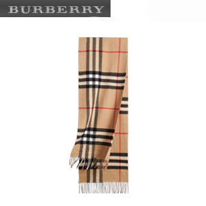 BURBERRY-39295221 버버리 클래식 카멜 체크 캐시미어 스카프 남녀공용