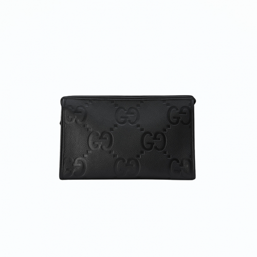 [스페셜오더]GUCCI-739490 1000 구찌 블랙 점보 GG 남녀공용 파우치 28cm