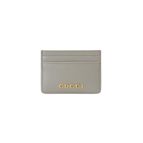 [스페셜오더]GUCCI-773428 1440 구찌 라이트 그레이 스크립트 카드 케이스