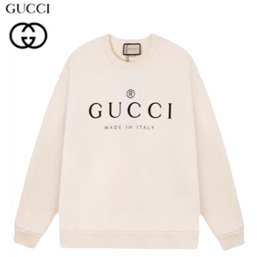 GUCCI-010615 구찌 아이보리 프린트 장식 스웨트셔츠 남여공용