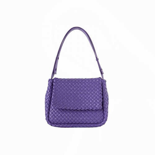 [스페셜오더]BOTTEGA VENETA-709418 보테가 베네타 퍼플 코블 스몰 숄더 백 27cm