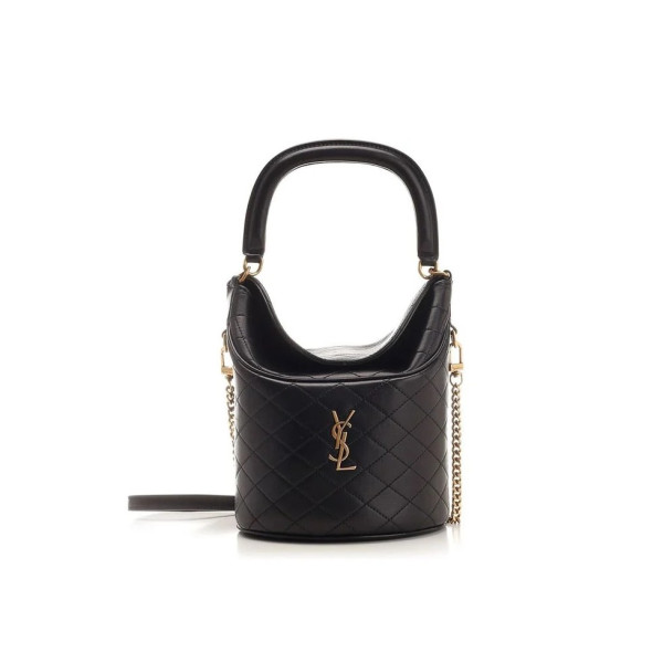 [스페셜오더]YSL-763961 생 로랑 블랙 램스킨 GABY 버킷 백