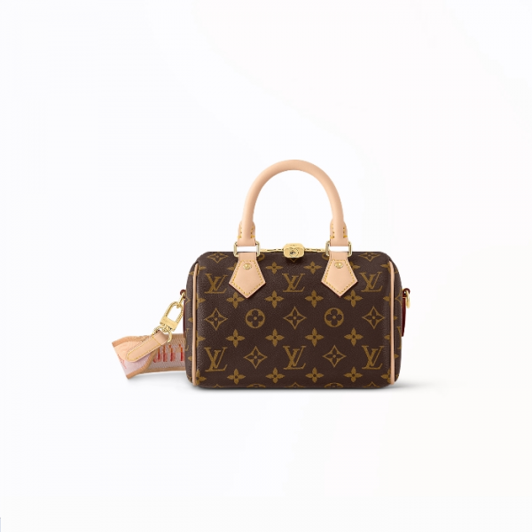 [스페셜오더]LOUIS VUITTON-M46594 루이비통 핑크 모노그램 스피디 반둘리에 20cm