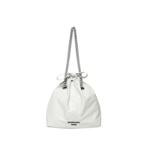 [스페셜오더]BALENCIAGA-742942 발렌시아가 화이트 CRUSH 스몰 토트백