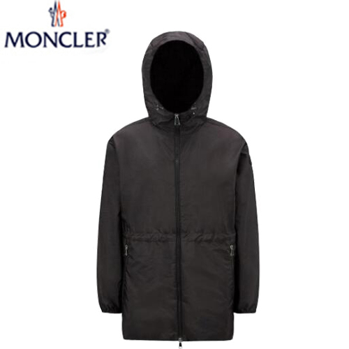 MONCLER-031517 몽클레어 블랙 나일론 바람막이 후드 재킷 여성용