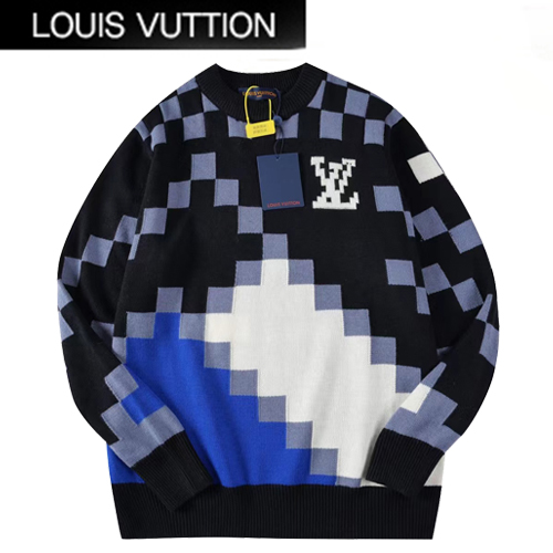 LOUIS VUITTON-101510 루이비통 멀티컬러 LV 시그니처 스웨터 남여공용