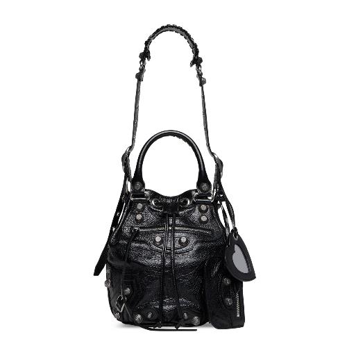 [스페셜오더]BALENCIAGA-702432 발렌시아가 블랙 LE CAGOLE 스몰 버킷 백