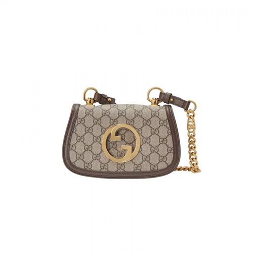 [스페셜오더]GUCCI-724645 8367 구찌 베이지/에보니 GG 블론디 미니 숄더백