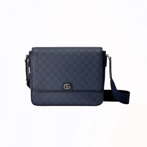 [스페셜오더]GUCCI-761741 8441 구찌 블루/블랙 GG 오피디아 미디엄 메신저백 28cm