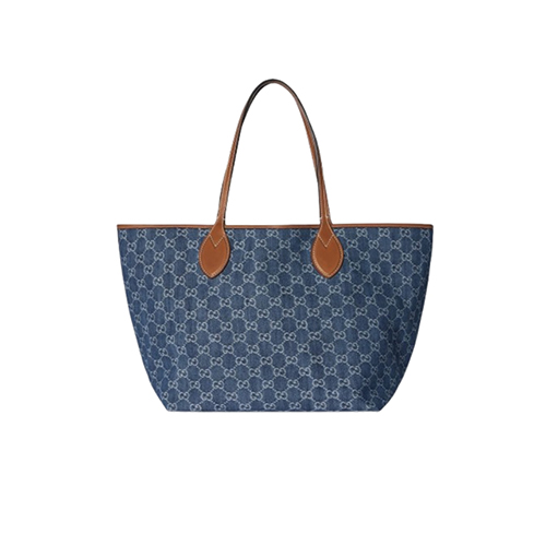 [스페셜오더]GUCCI-820481 4243 구찌 블루 GG 데님 구찌 토티시마 미디엄 토트백