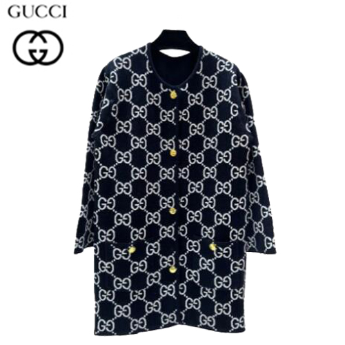 GUCCI-01211 구찌 블랙 GG 롱 가디건 여성용