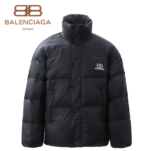 BALENCIAGA-11021 발렌시아가 블랙 프린트 장식 패딩 남여공용