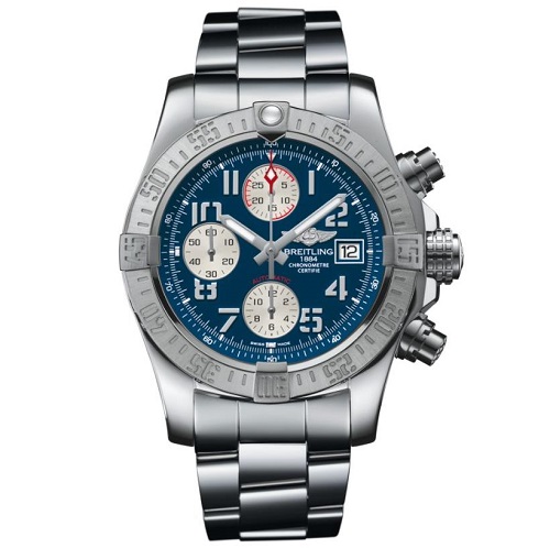 [스페셜오더]BREITLING-브라이틀링 어벤져 II 크로노그래프 마리나 블루 스틸 시계43mm