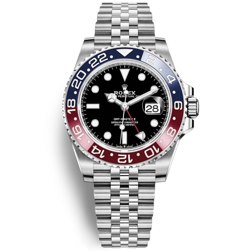 ★[AR팩토리][스페셜오더]ROLEX-롤렉스 GMT-마스터 II 세라믹 베젤 스틸 쥬빌리 브레슬릿 남성시계40mm