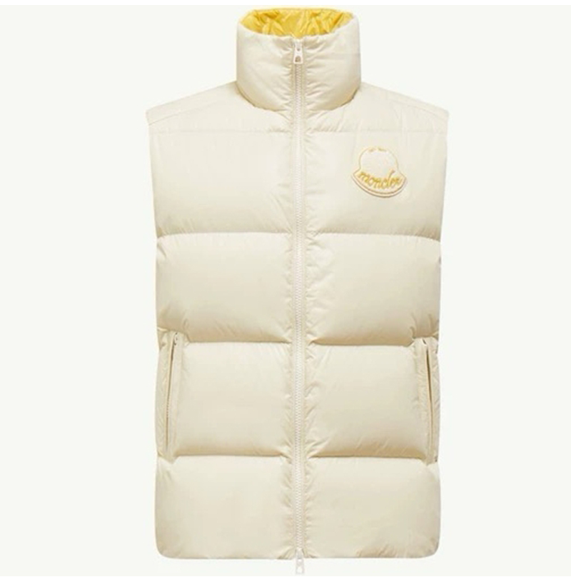 MONCLER-C00023749K 몽클레어 25년 FW 신상 패딩 조끼 아이보리 남녀공용