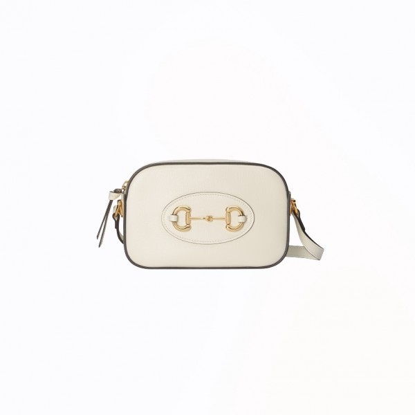 [스페셜오더]GUCCI-760196 9022 구찌 화이트 홀스빗 1955 스몰 카메라백 20cm