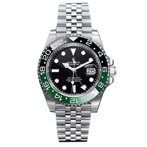 ★[AR팩토리][스페셜오더]ROLEX-롤렉스 GMT-마스터 II 세라믹 베젤 스틸 쥬빌리 브레슬릿 남성시계40mm