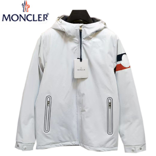 MONCLER-12195 몽클레어 화이트 나일론 패딩 남성용