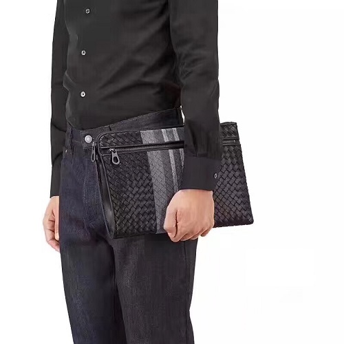 [스페셜오더]BOTTEGA VENETA-357545 보테가 베네타 네로 인트레치아토 3D프린트 도큐먼트 케이스