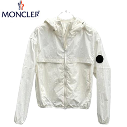 MONCLER-04082 몽클레어 블랙 나일론 바람막이 후드 재킷 여성용