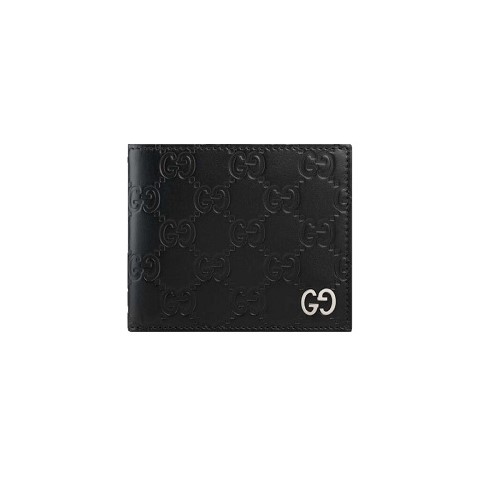 [스페셜오더]GUCCI-473916 1000 구찌 블랙 Dorian 시그니처 반지갑