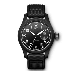 [스페셜오더]IWC-500912 아이더블유씨 7데이즈 빅 파일럿 블랙 스틸 워치 46mm 