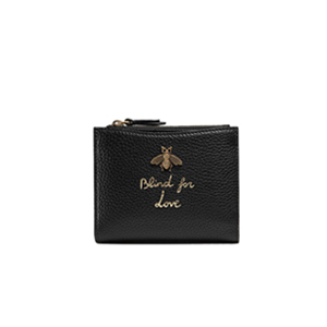 [스페셜오더]GUCCI-498094 1000 구찌 Animalier 블랙 가죽 카드 케이스