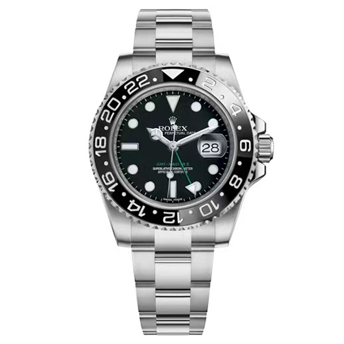 [AR팩토리][스페셜오더]ROLEX-롤렉스 GMT-마스터 II 세라믹베젤 스틸 오이스터브레슬릿 시계 40mm