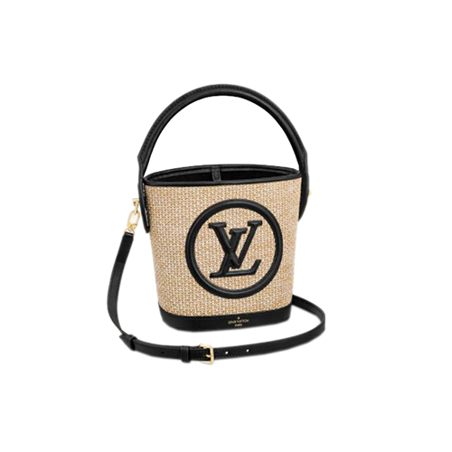 [스페셜오더]LOUIS VUITTON-M59961 루이비통 블랙 라피아 쁘띠 버킷